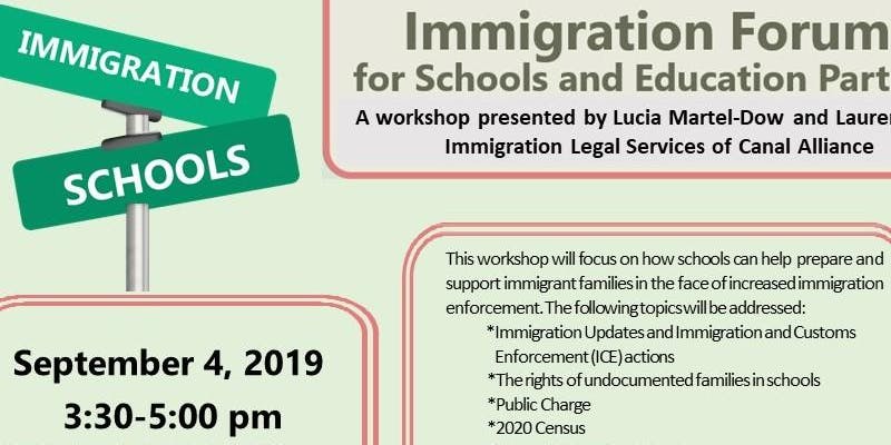 Immigration Workshop at MCOE