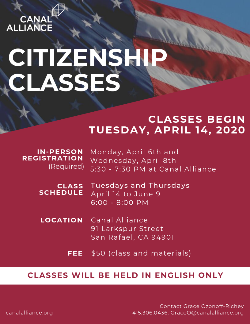 Canal Alliance Citizenship Classes