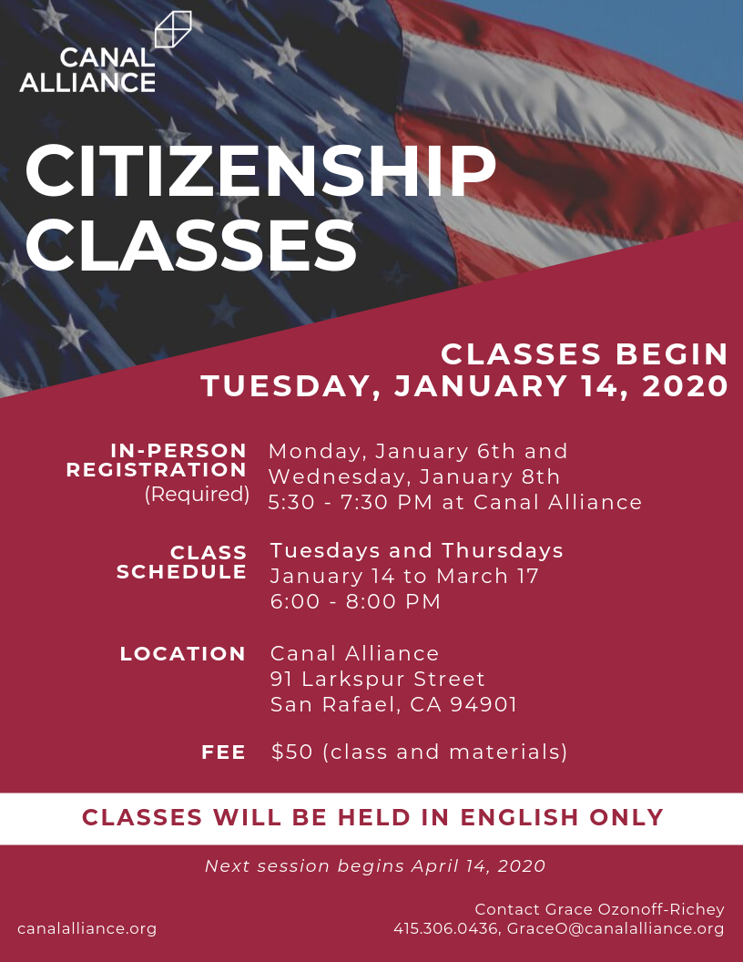 Canal Alliance Citizenship Classes