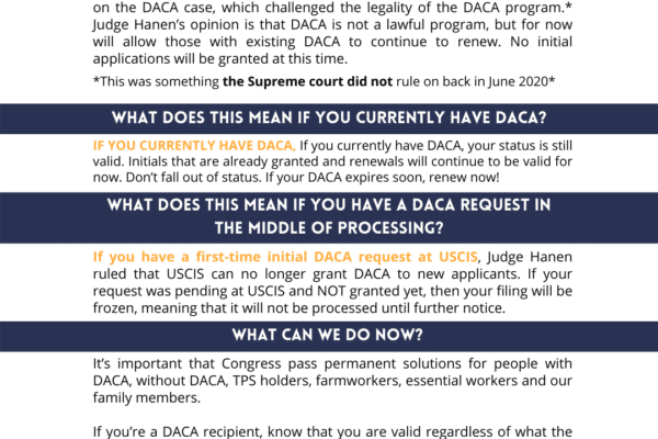 DACA update - 7/16/2021