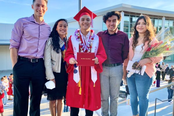 Local youth celebrate graduation after a year of online learning.