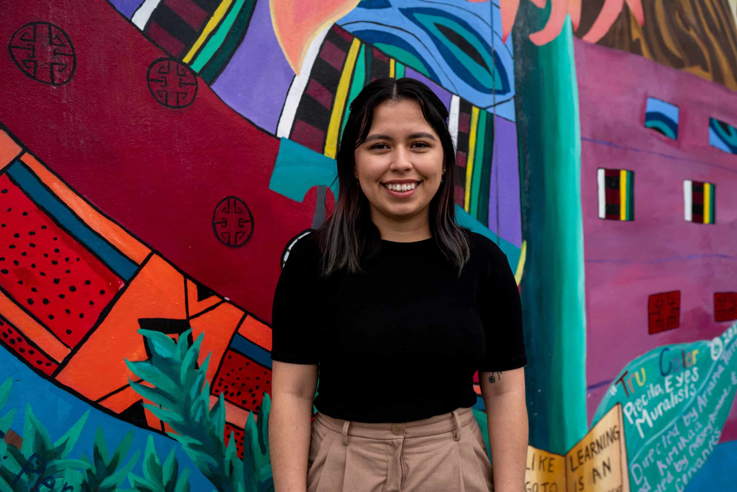 Andrea Rivas Iraheta connects with newly arrived immigrant youth ...