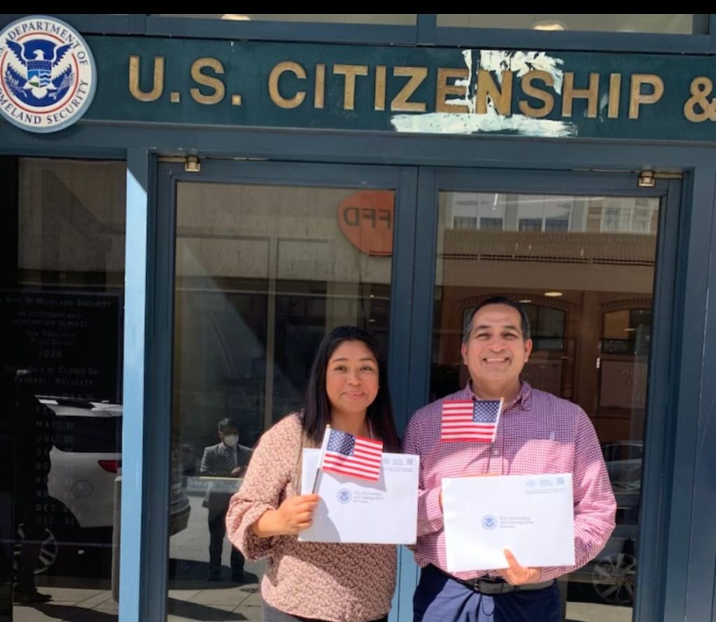 New US Citizens, Gabriela and Filemon